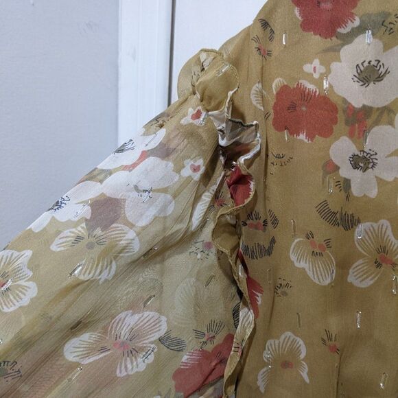 Walter baker | Artur chiffon midi dress in Poppy Paradise - Picture 9 of 15